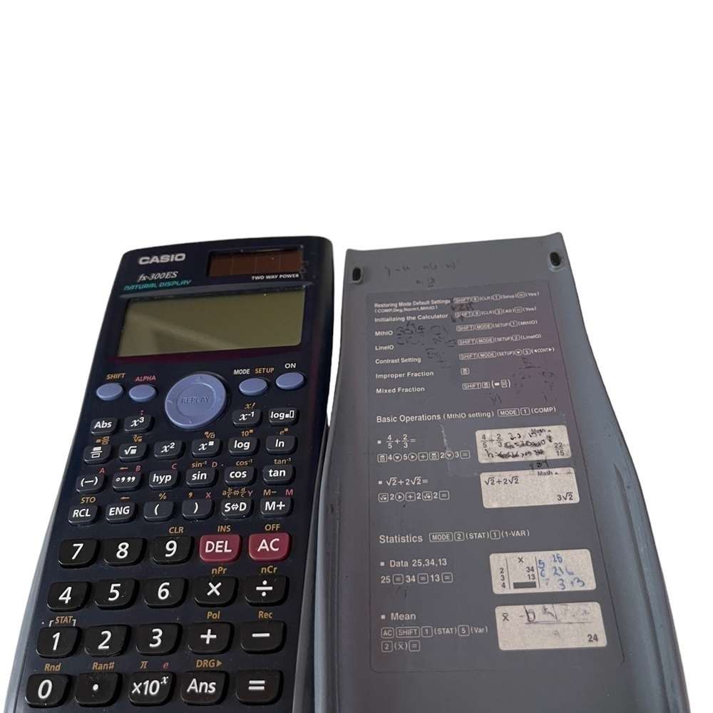 Casio scientific calculator Fx-300Es Natural Display